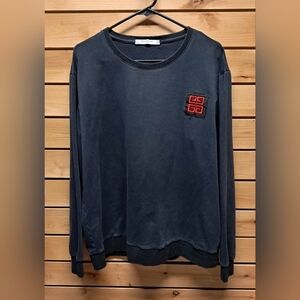 Vintage Givenchy Crew Neck Sweatshirt with Red 4G Logo Patch